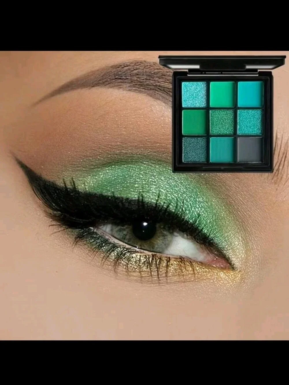 Green Eyeshadow Palette – Vibrant Green Tones